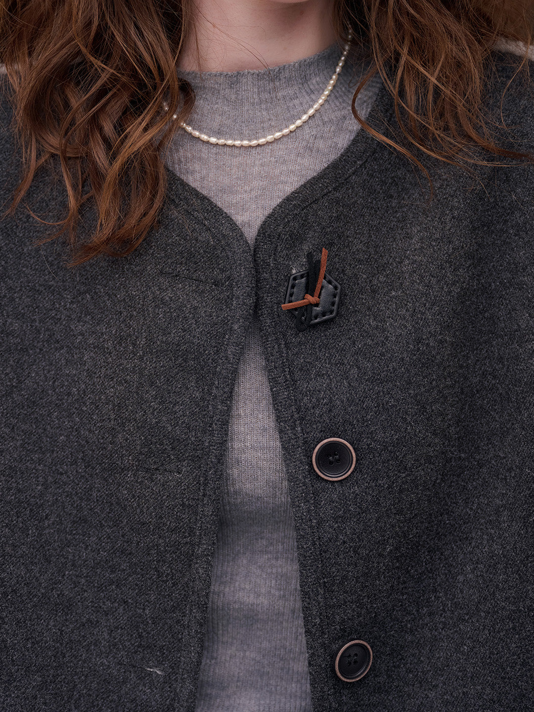 Aileen Round Neck Silhouette Coat