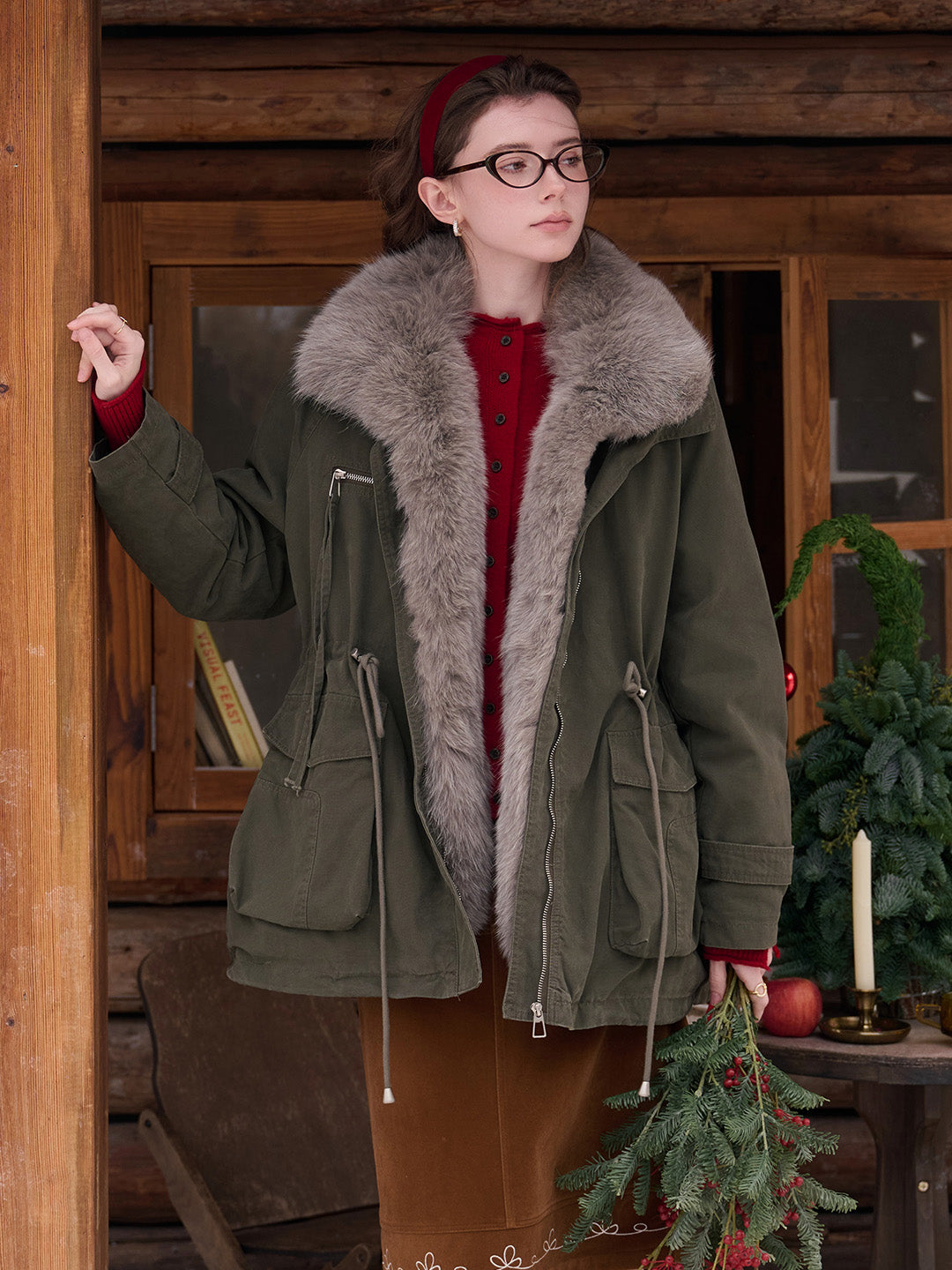 Kaiya Shearling Down Jacket