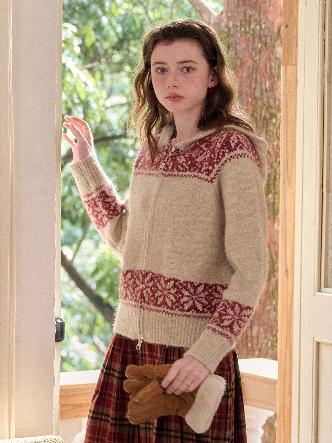 Novalee V-Neck Wool Cardigan