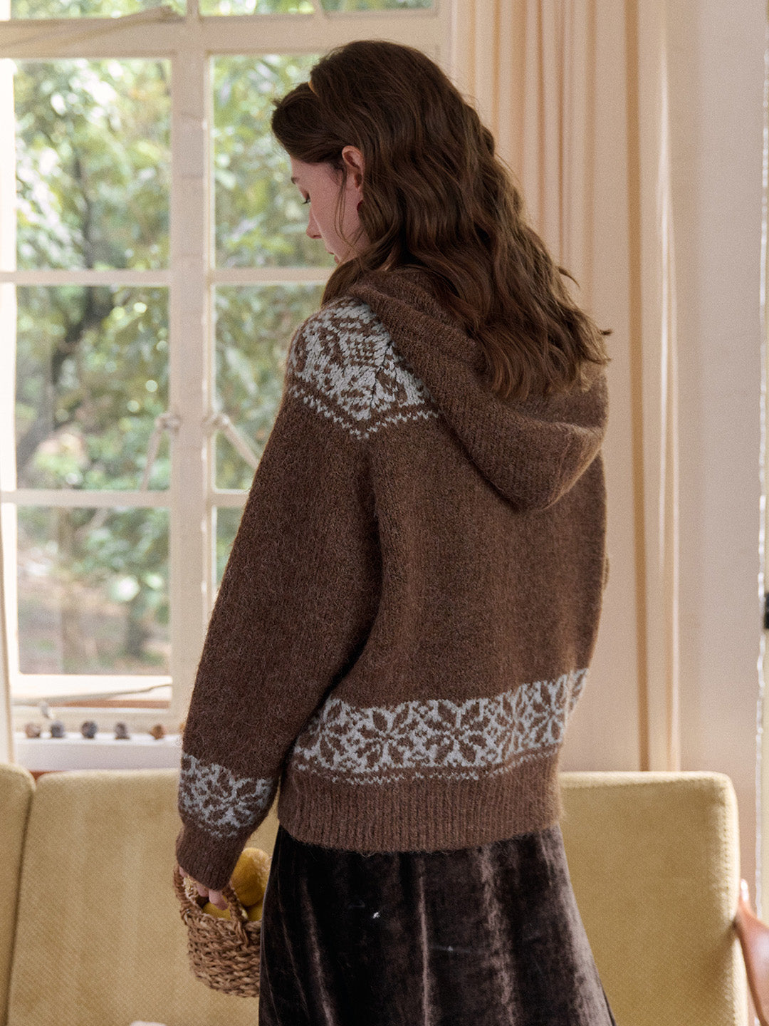 Novalee V-Neck Wool Cardigan