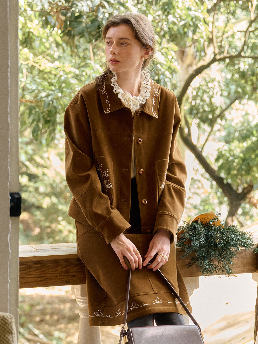 Denver Notch Lapel Embroidery Jacket