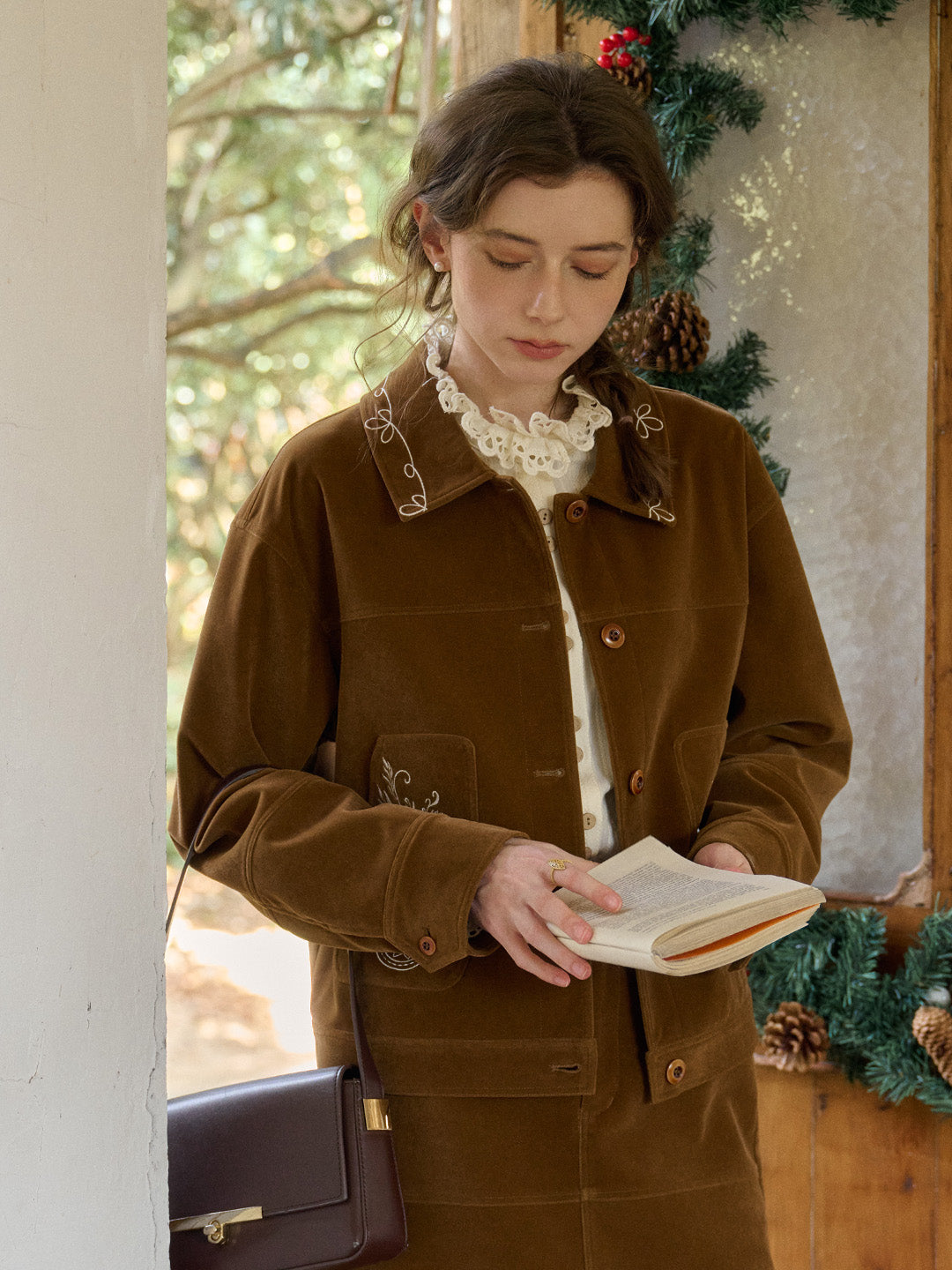 Denver Notch Lapel Embroidery Jacket