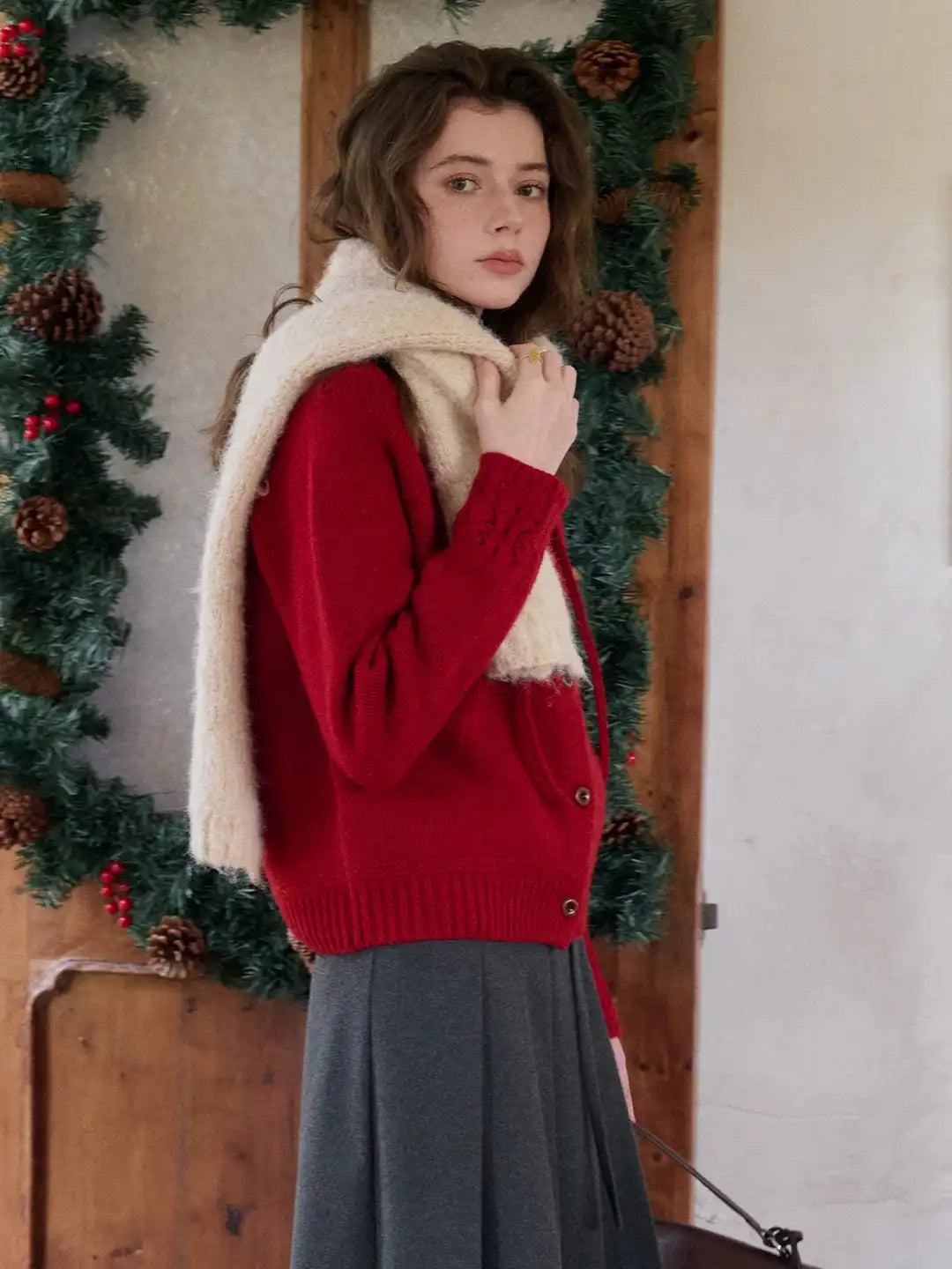 Kori 100% Wool Hoodie Cardigan