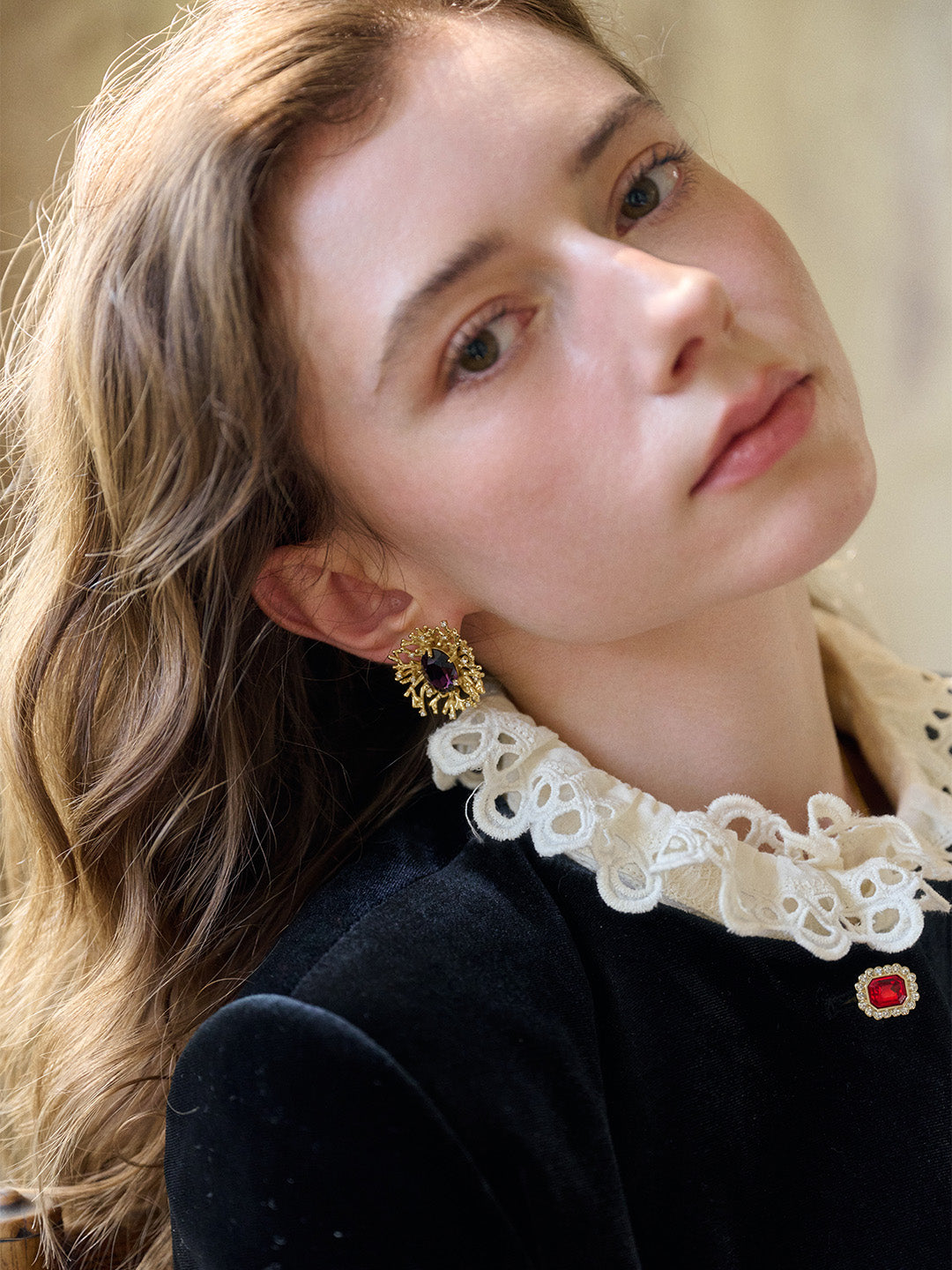 Macaron Retro Sea Anemone Earrings