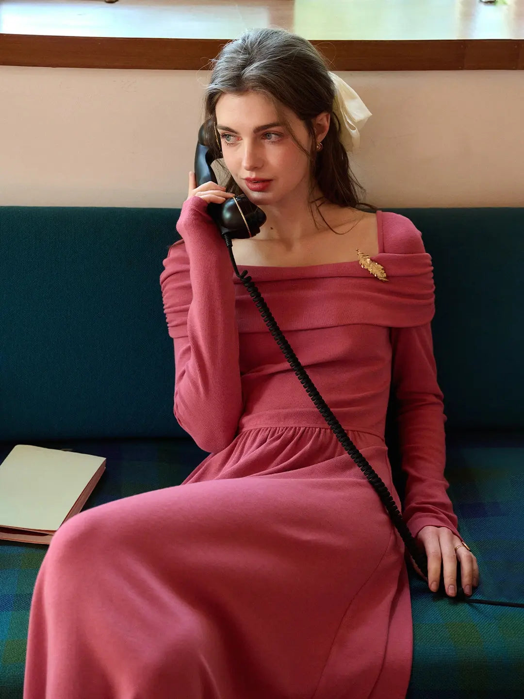 Judith Square Neck Cotton Dress