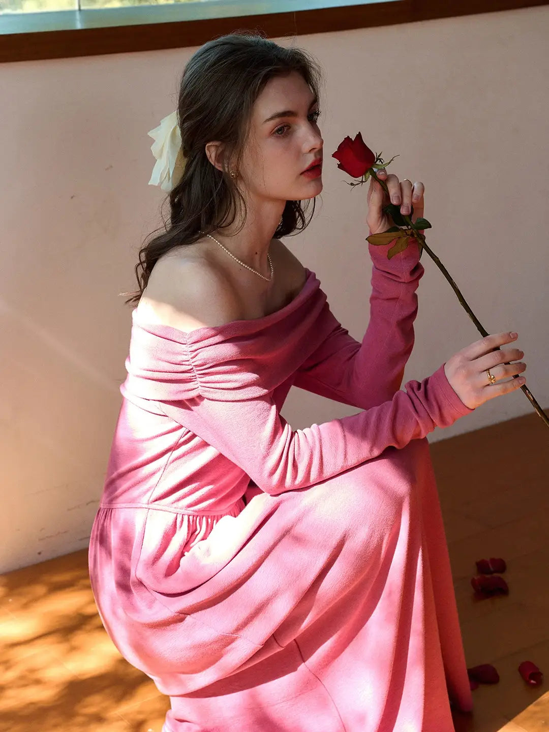 Judith Square Neck Cotton Dress