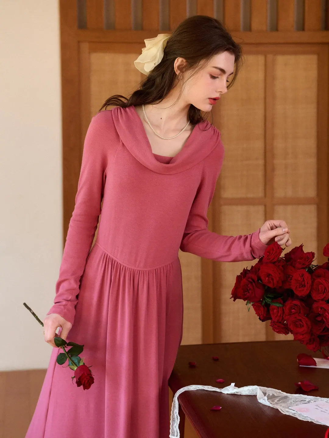 Judith Square Neck Cotton Dress