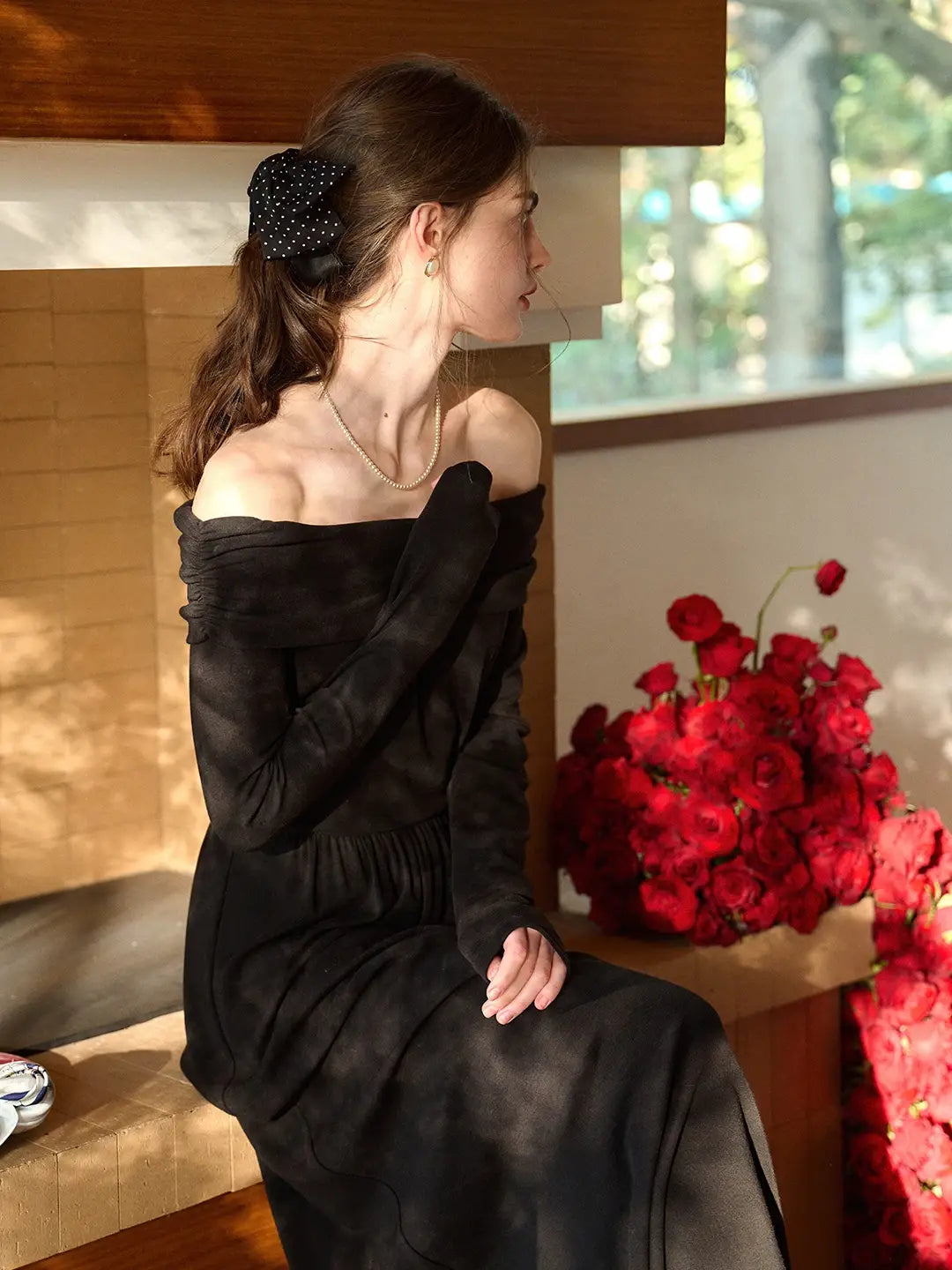 Judith Square Neck Cotton Dress