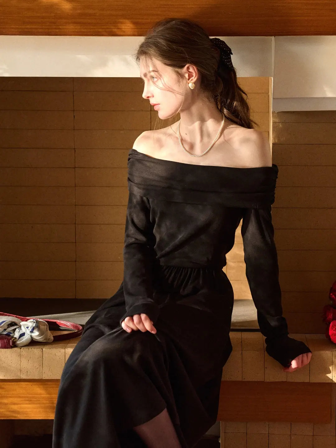 Judith Square Neck Cotton Dress