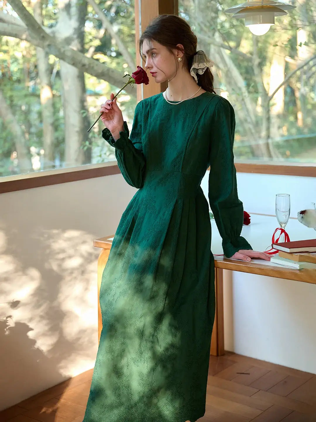 Laylani Round Neck 100% Cotton Dress