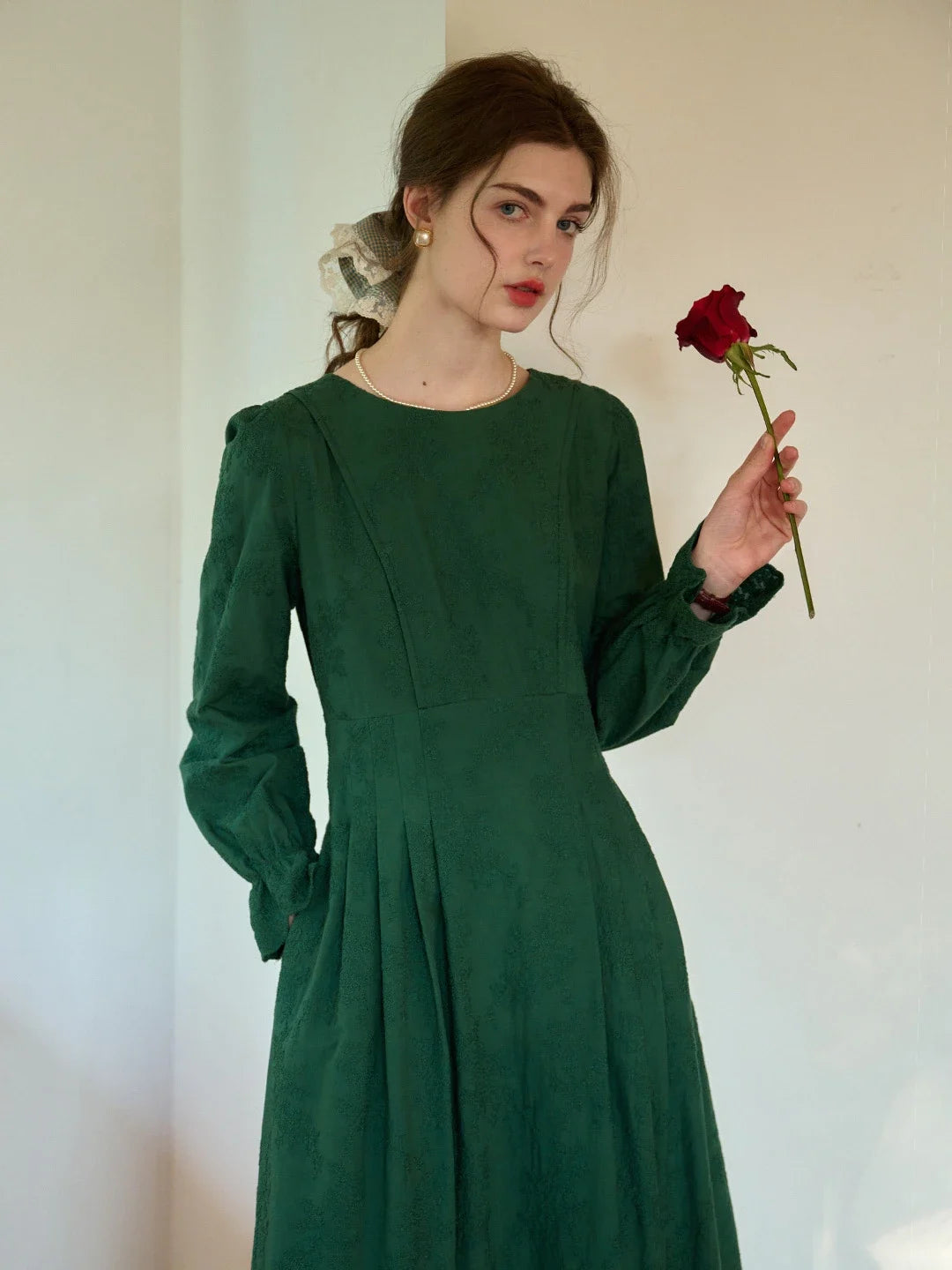 Laylani Round Neck 100% Cotton Dress