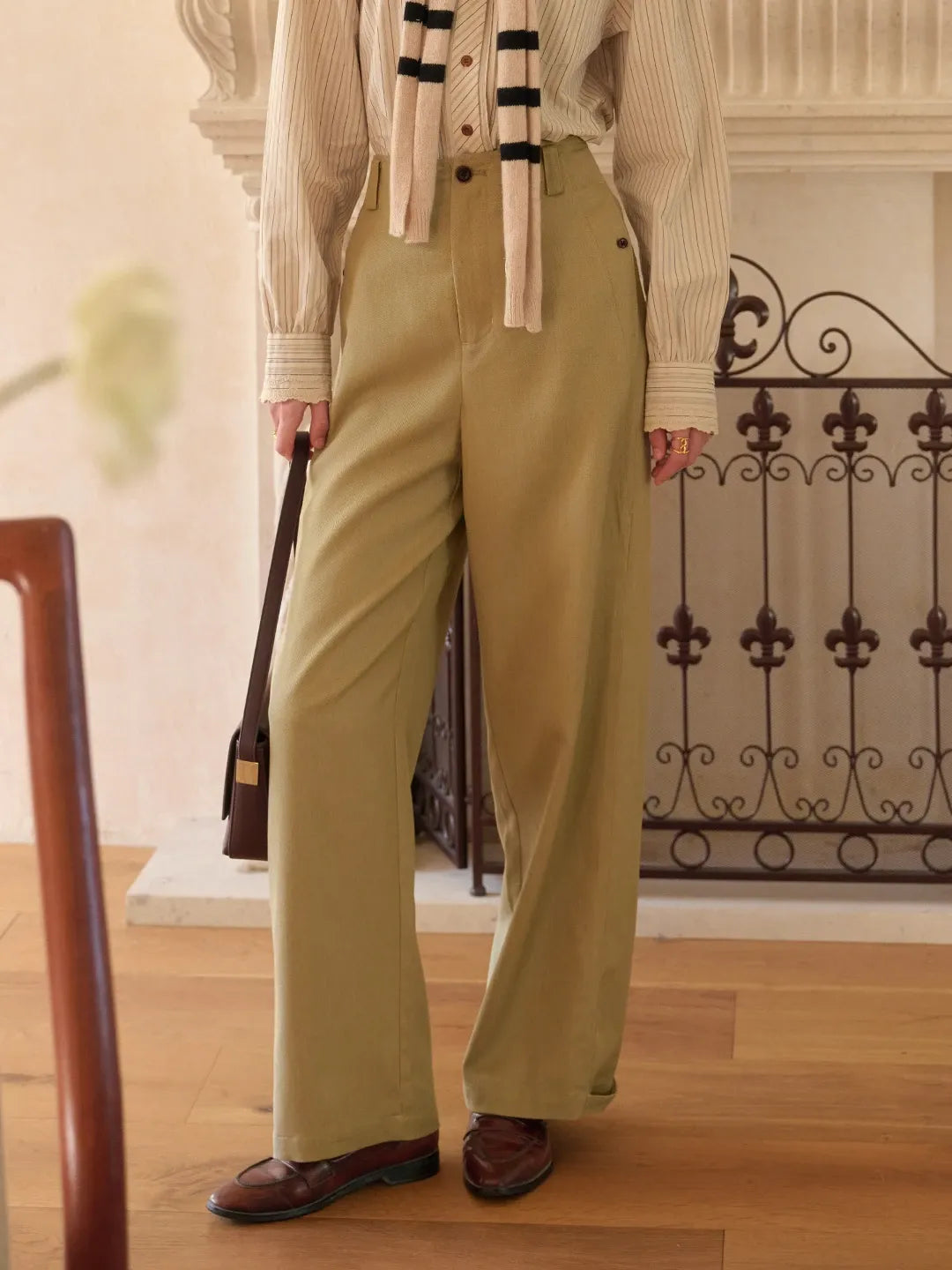 Ainara Lyocell Straight Trousers