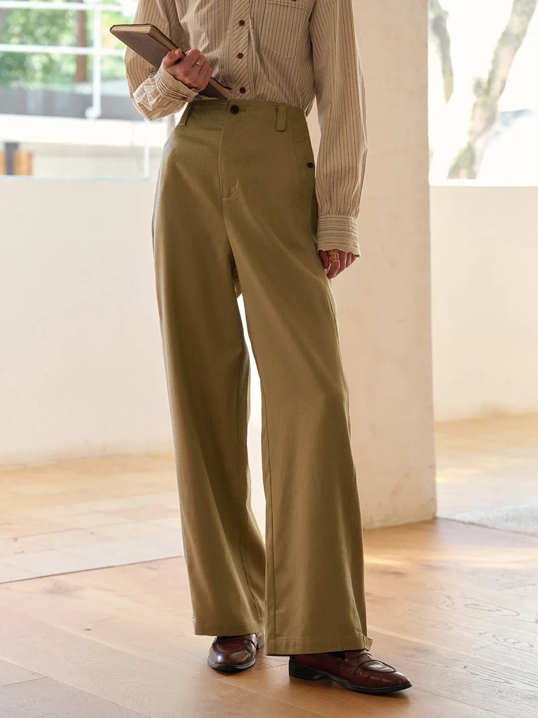 Ainara Lyocell Straight Trousers