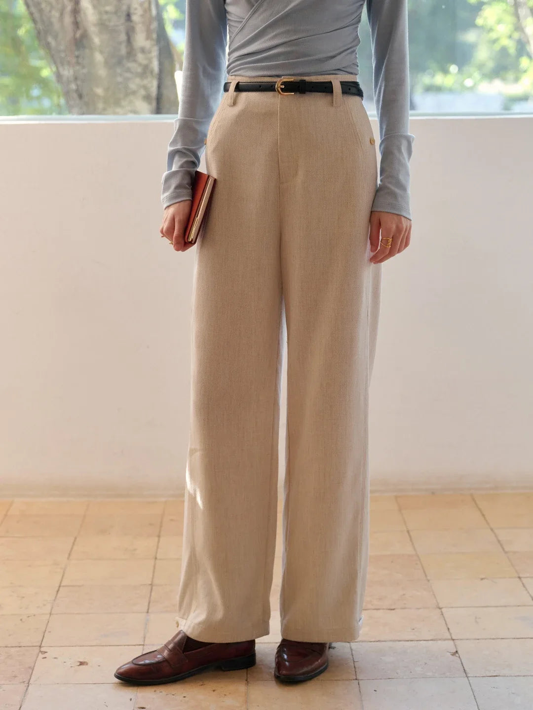 Ainara Lyocell Straight Trousers