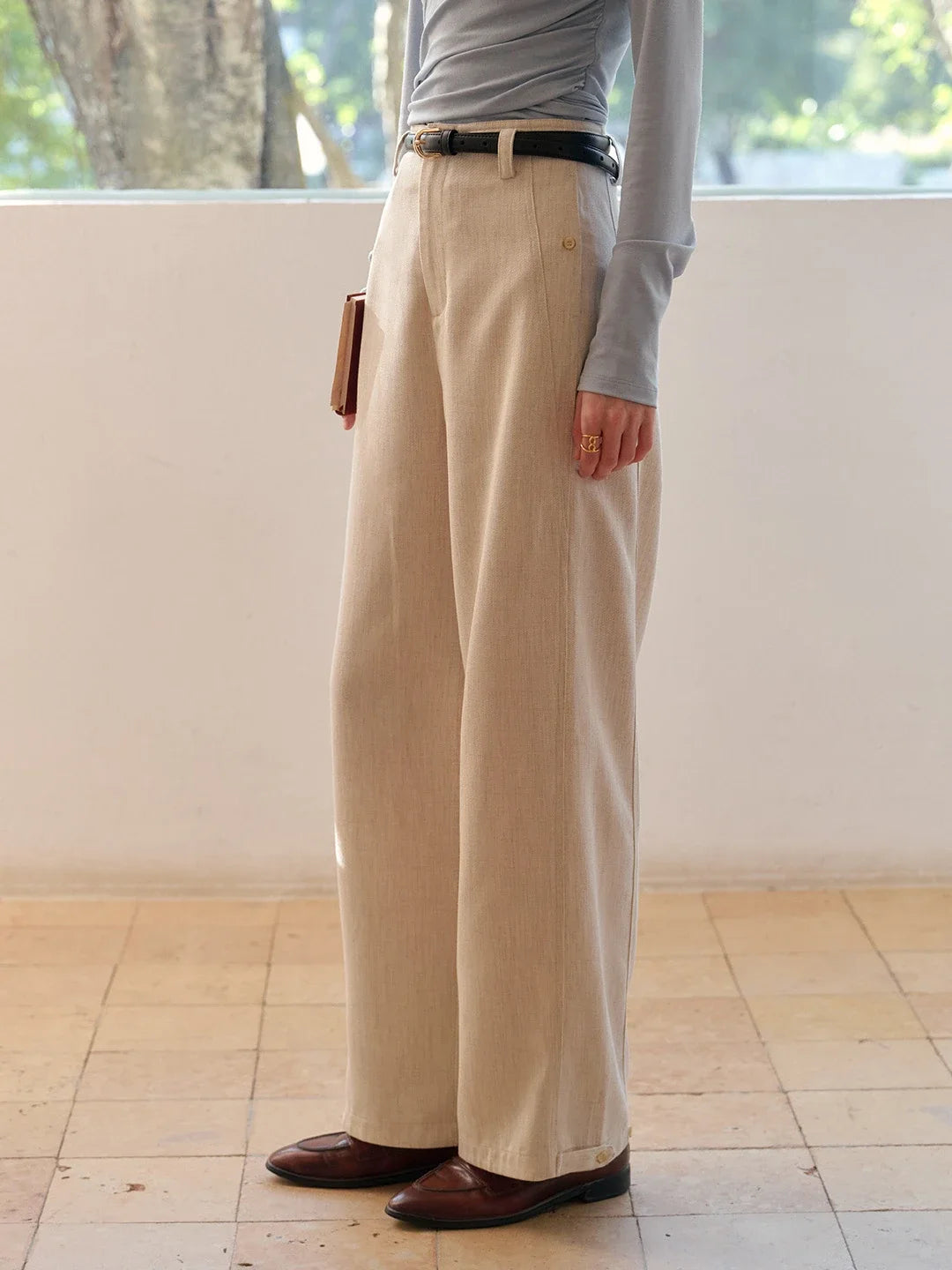 Ainara Lyocell Straight Trousers