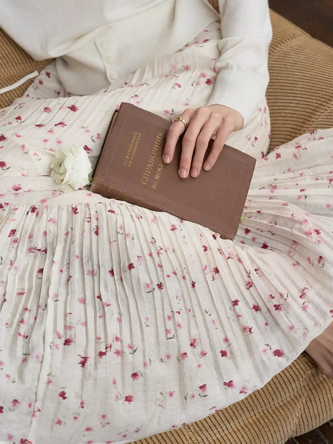 Malayah Lyocell Floral Skirt