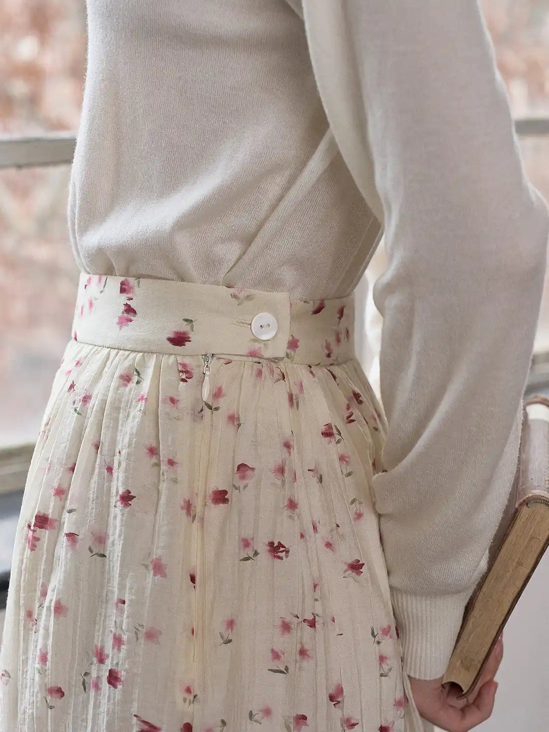 Malayah Lyocell Floral Skirt