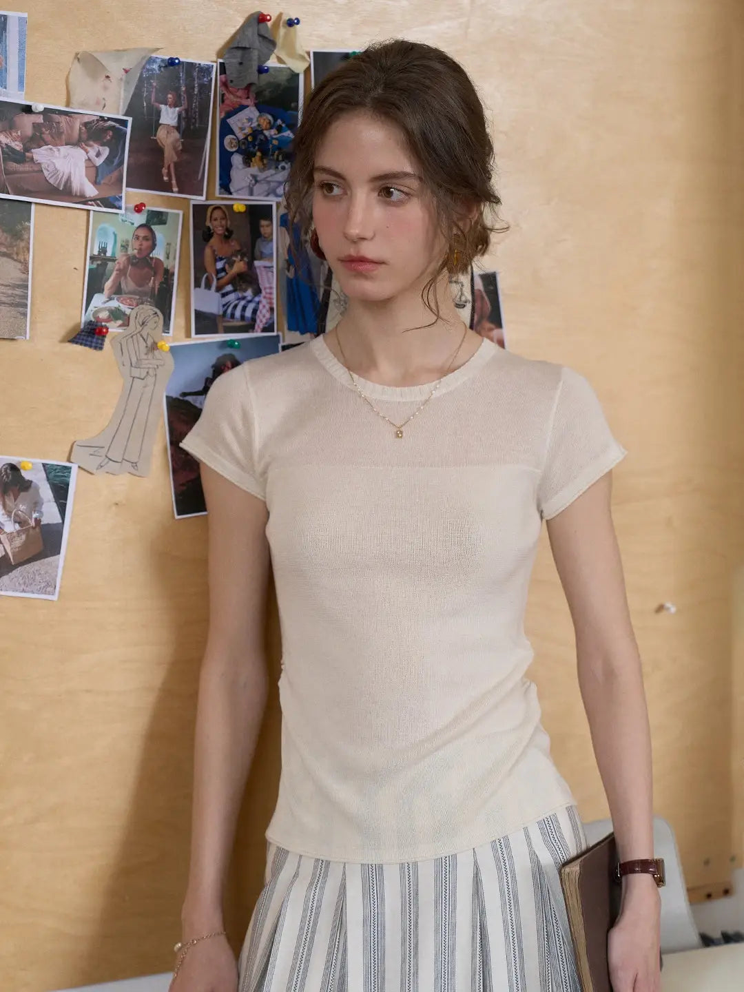 Elouise Round Neck Linen Top