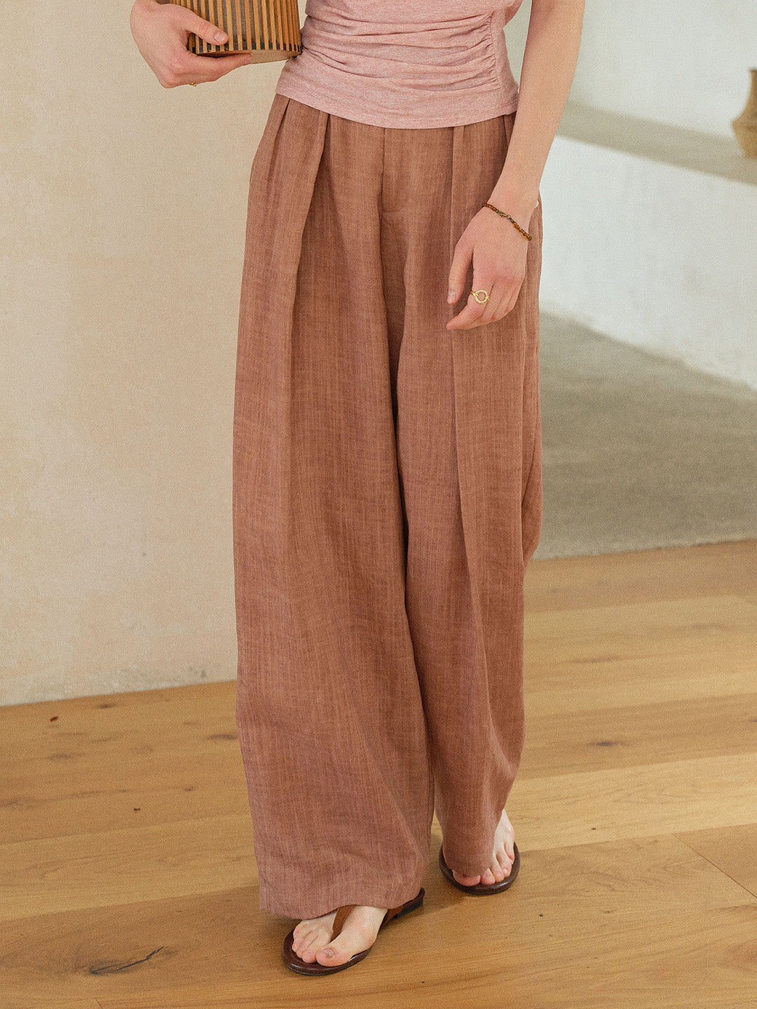 Rivka Drape Ramie Trousers
