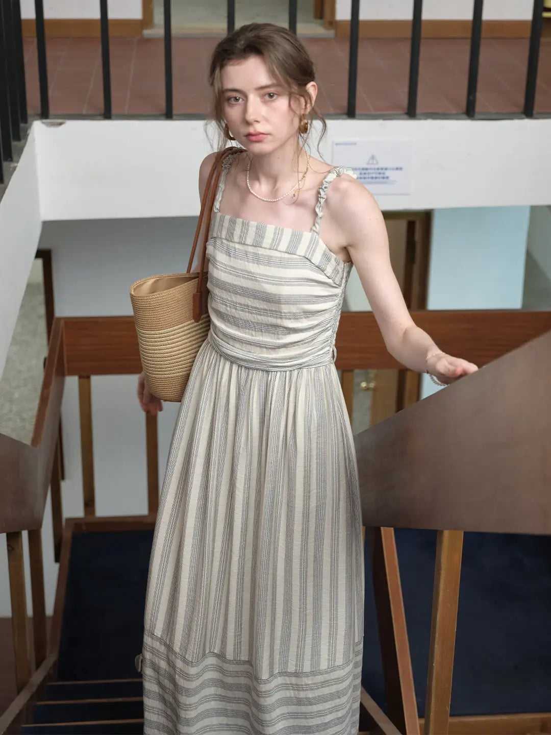 Reya Stripes Suspender Dress