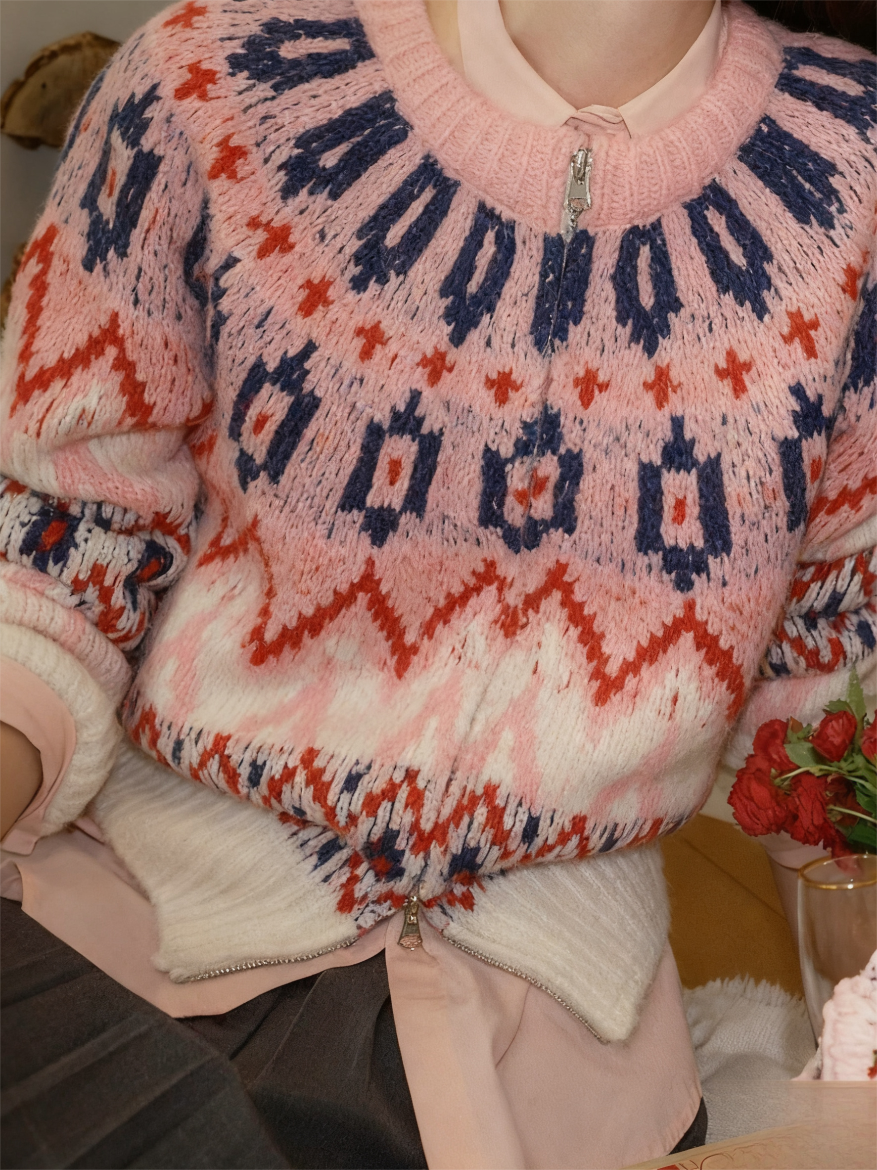 Chana Round Neck Cardigan