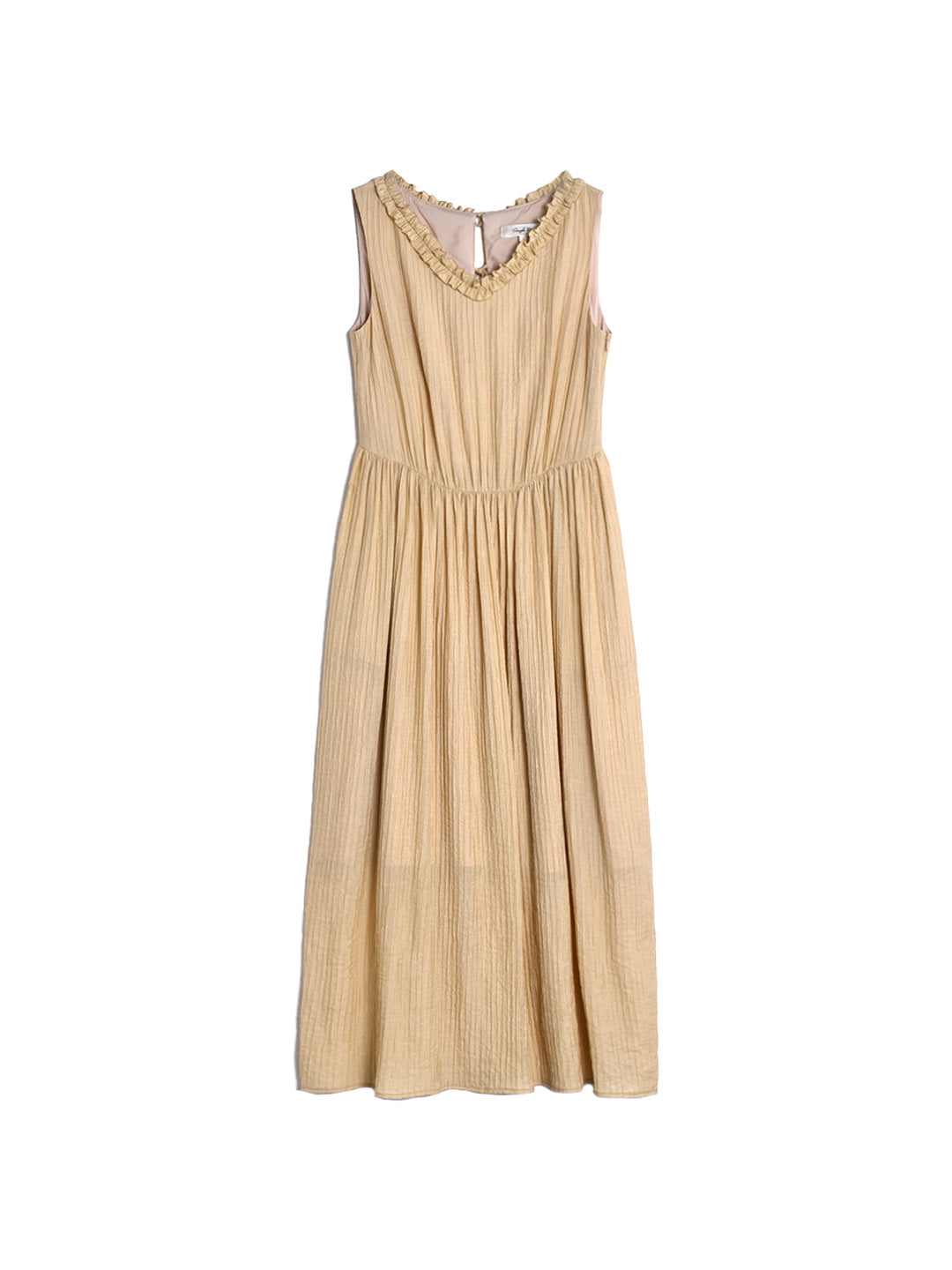 Jolene Ruffle Round Neck Sleeveless Dress