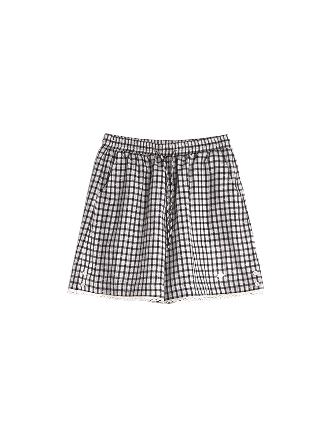 Angelica Plaid 100% Cotton Shorts