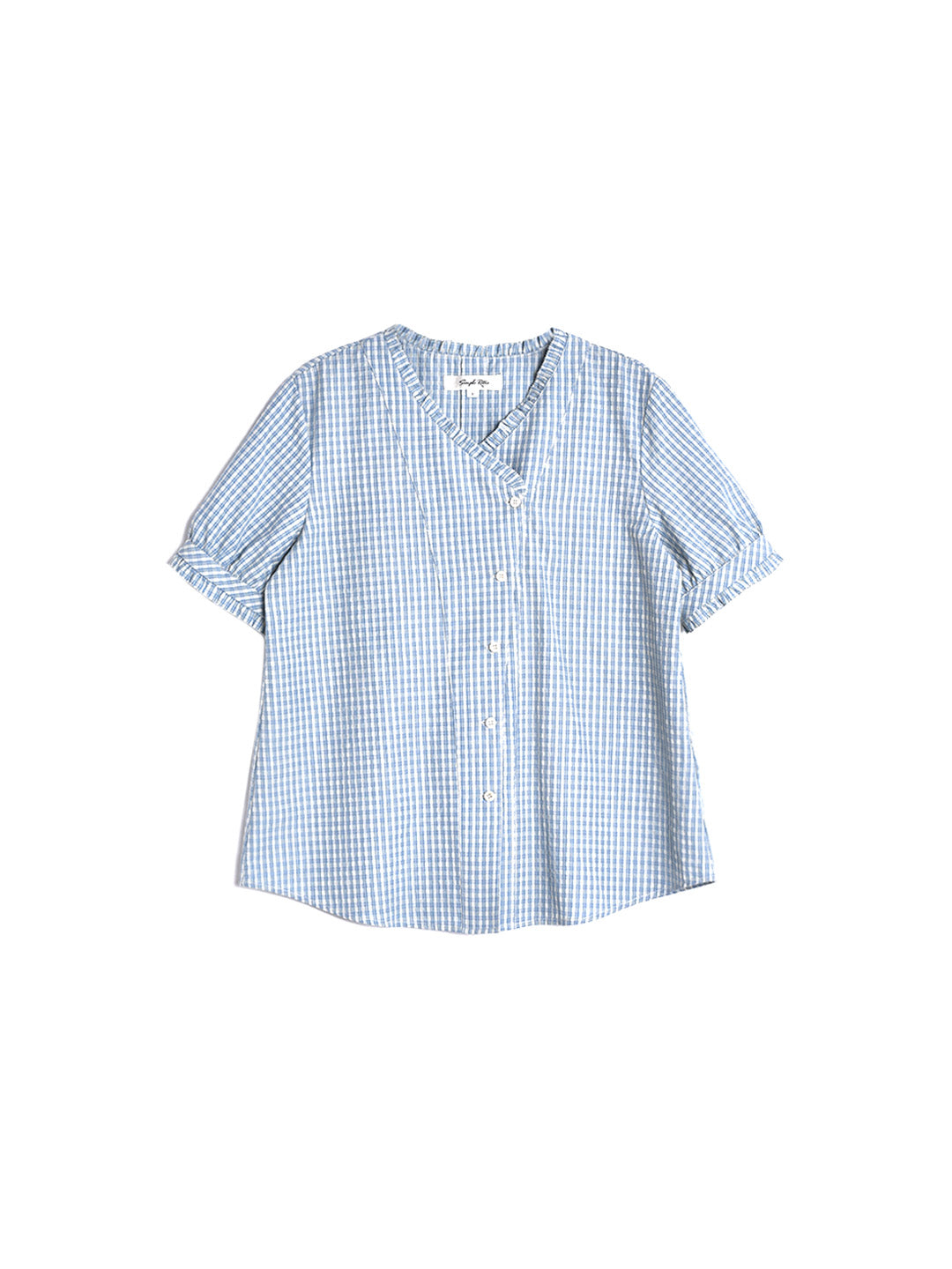 Aurelia V-Neck Puff Sleeve Blouse