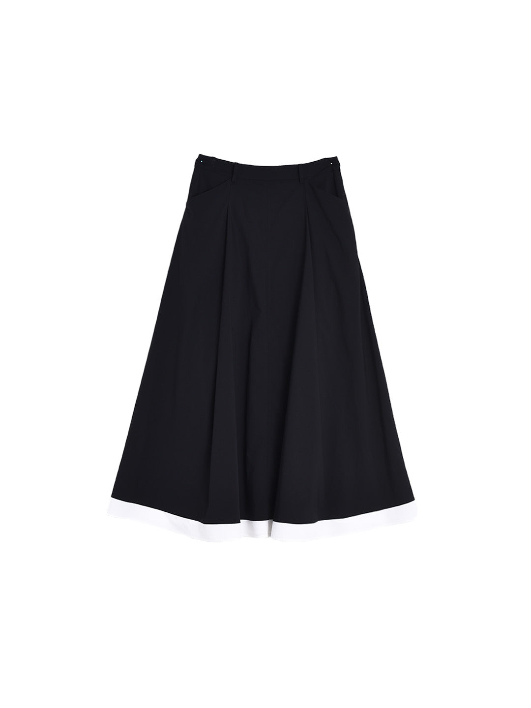 Maeve Contrasting Bamboo Fiber Skirt