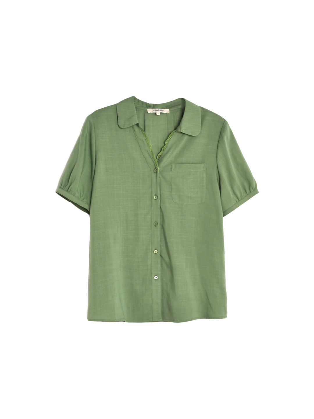 Ariella V-Neck Pocket 100% Lysell Blouse