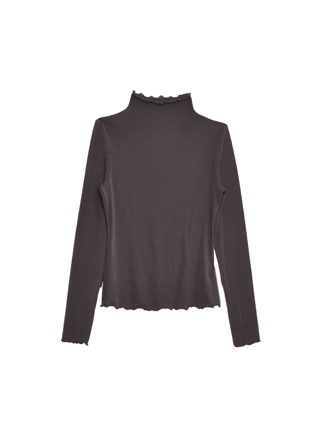 Adelina Half-High Collar Lyocell Merino Top