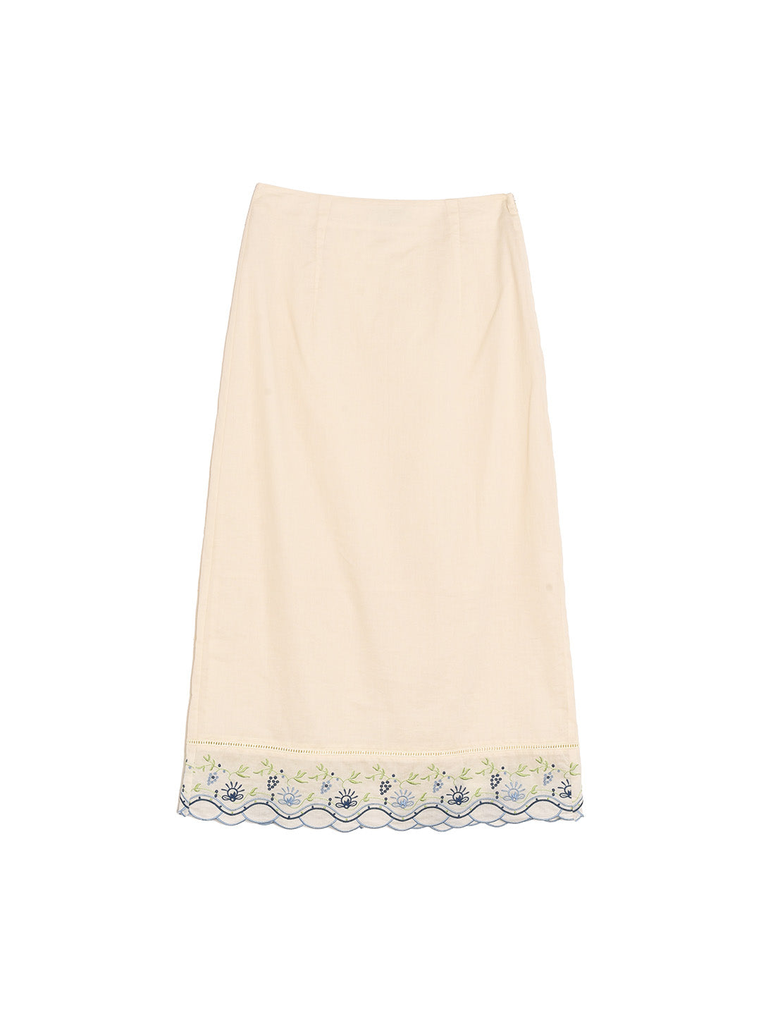 Julianna Embroidery 100% Cotton Skirt