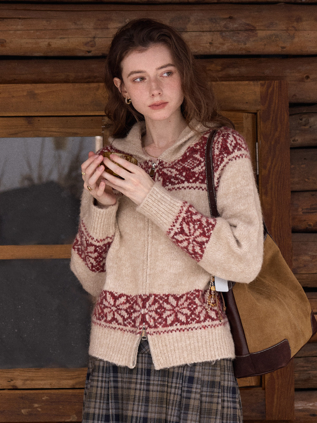 Novalee V-Neck Wool Cardigan