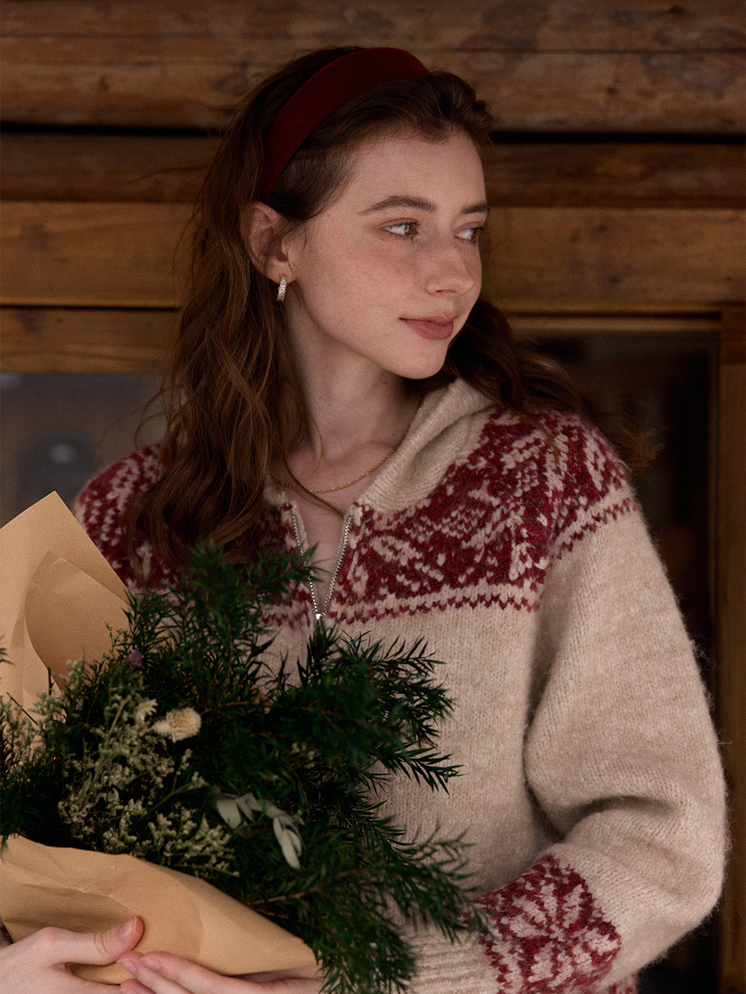 Novalee V-Neck Wool Cardigan