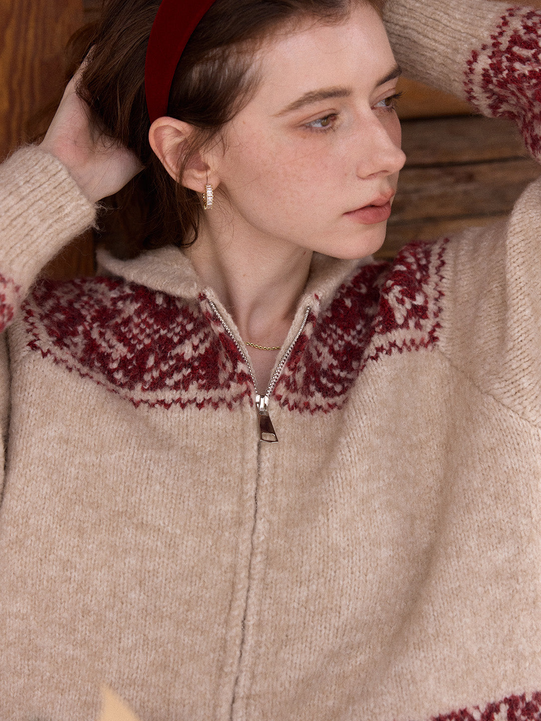 Novalee V-Neck Wool Cardigan