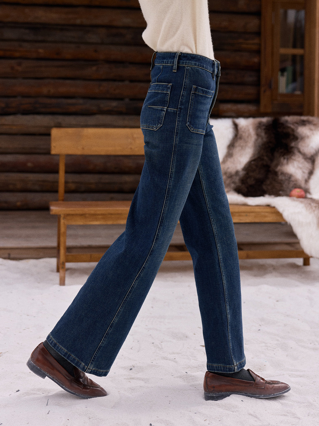 Kendra Cotton Flare Jeans