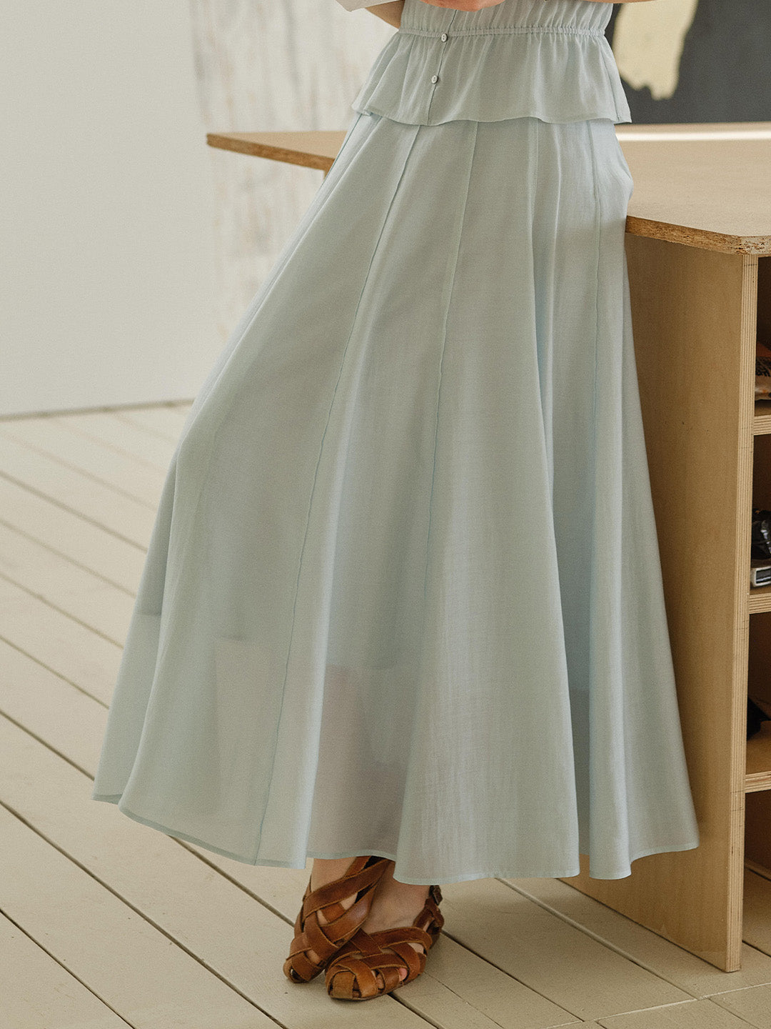 Bella Light Maxi Lyocell Skirt