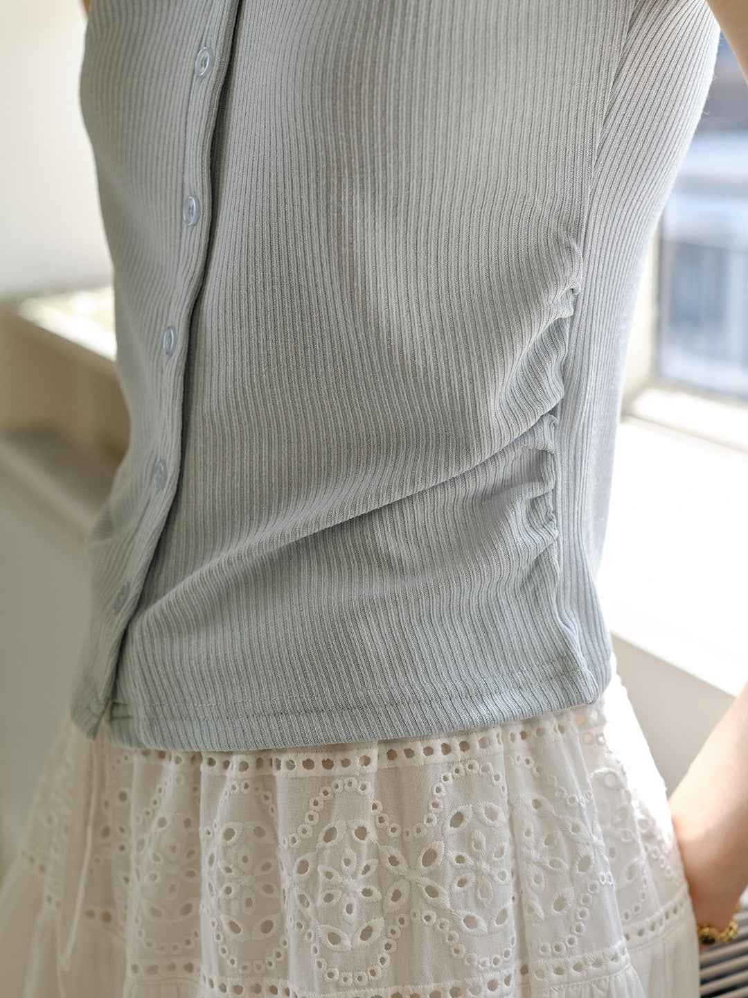 Blaire Simple V-Neck Blouse