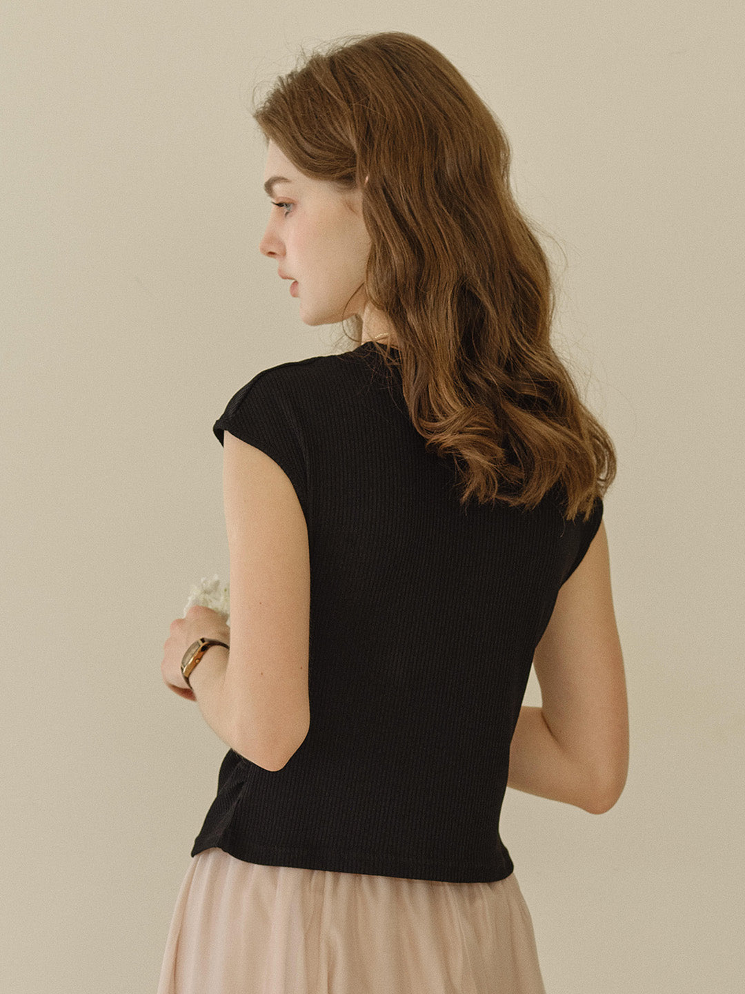 Blaire Simple V-Neck Blouse