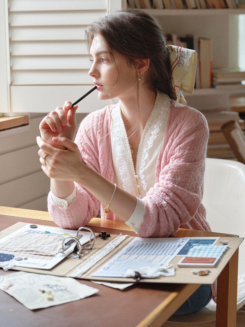 Giunone Mohair-Merino Revival Cardigan