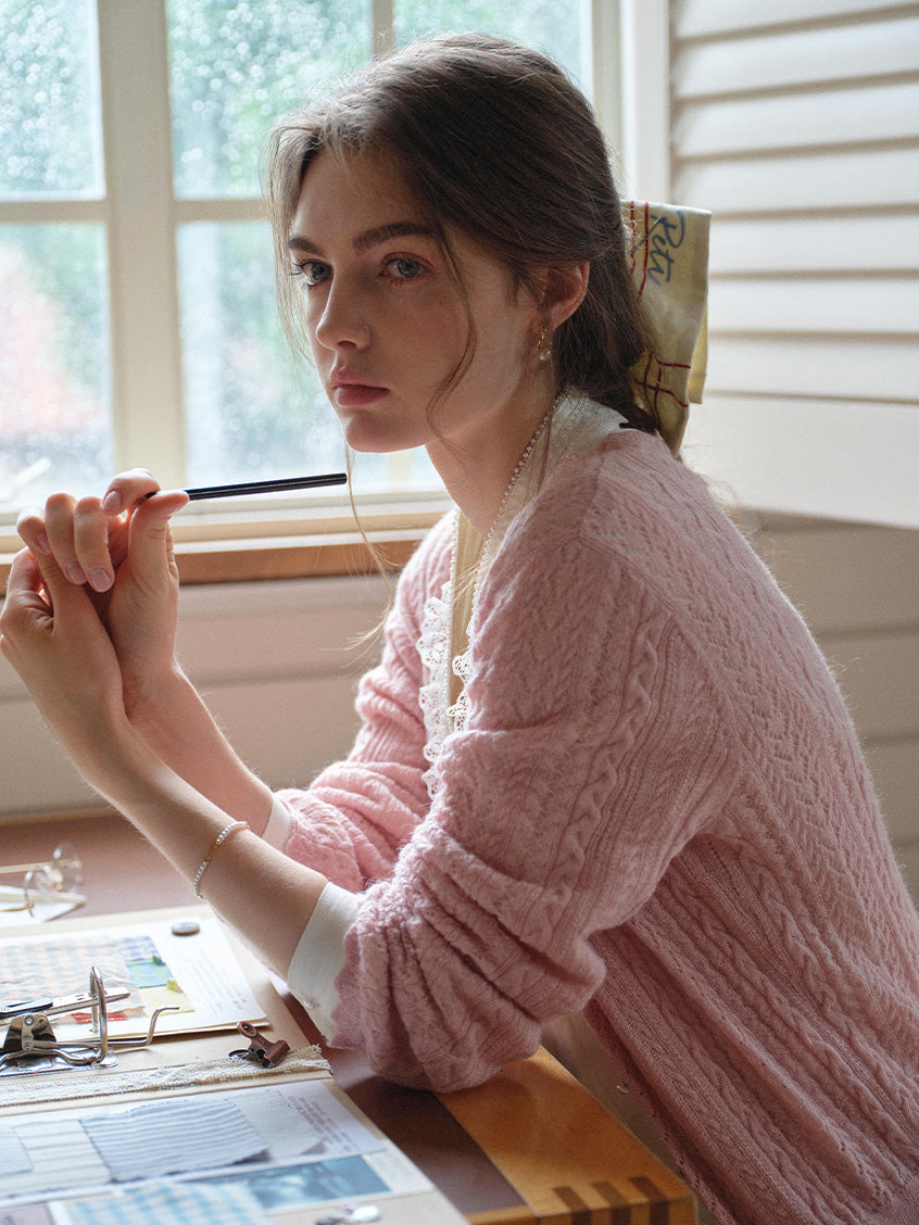Giunone Mohair-Merino Revival Cardigan