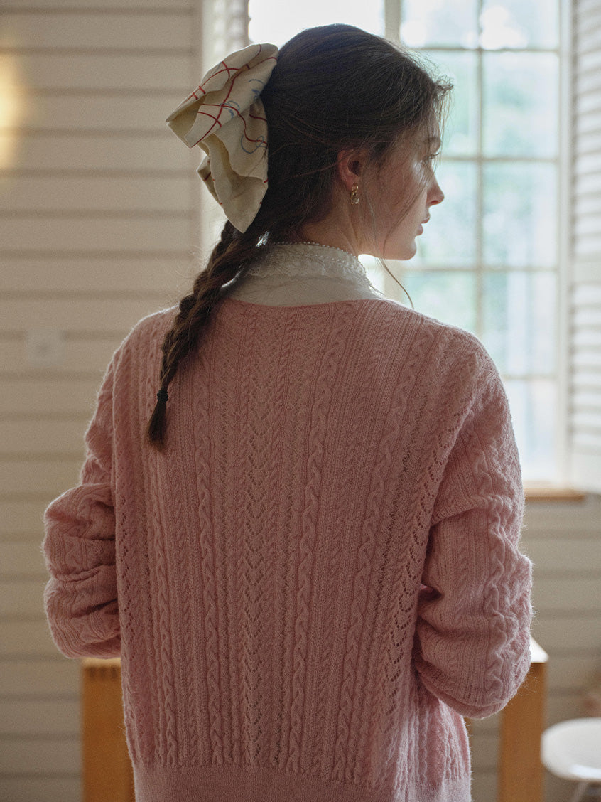 Giunone Mohair-Merino Revival Cardigan