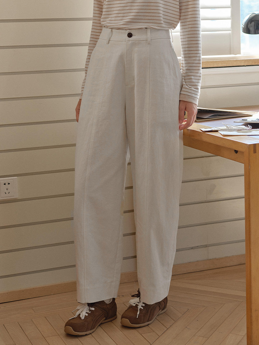 Harper Classic Embroidery Loose Pants