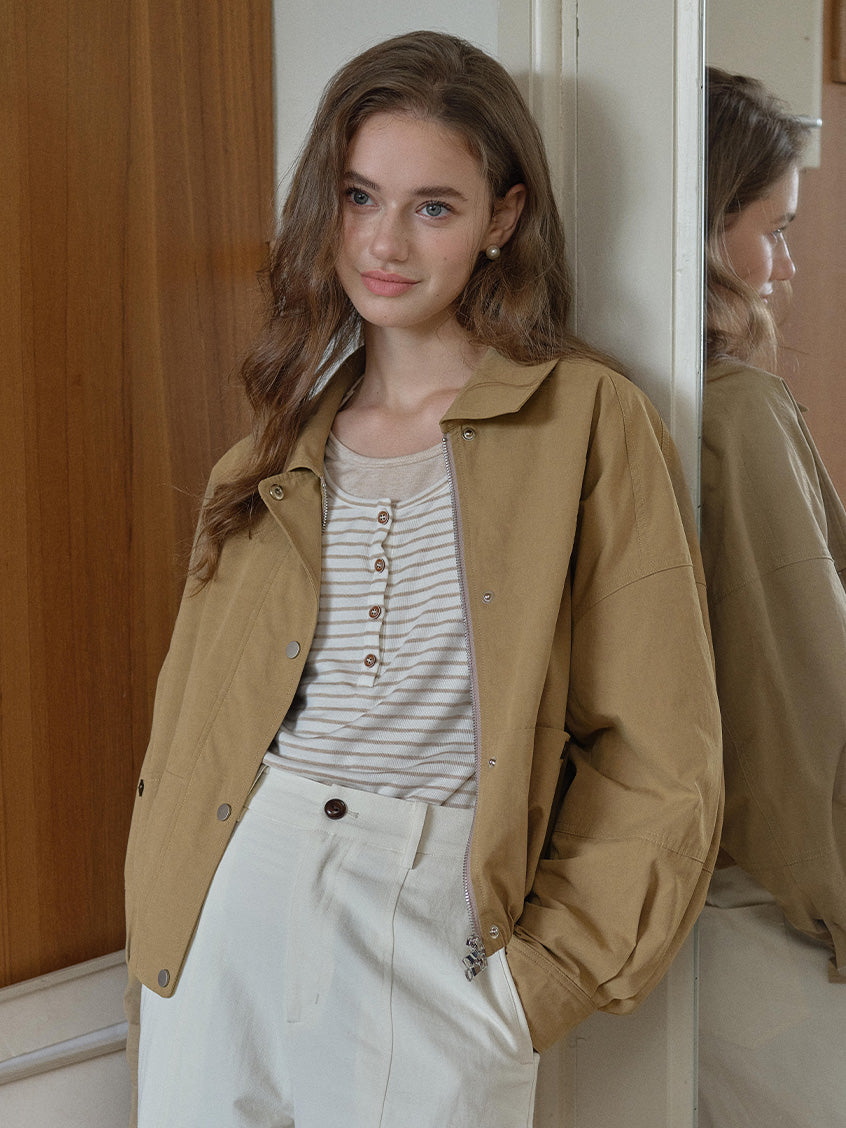 Ainsley 100%Cotton Loose All-Purpose Jacket