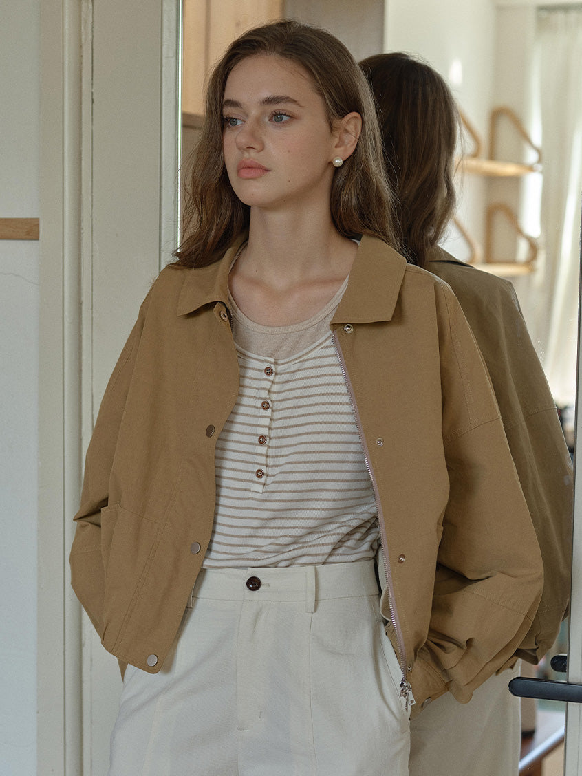Ainsley 100%Cotton Loose All-Purpose Jacket