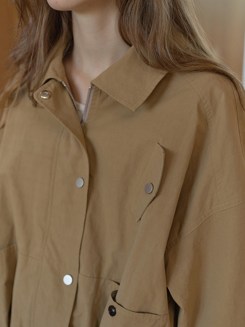Ainsley 100%Cotton Loose All-Purpose Jacket