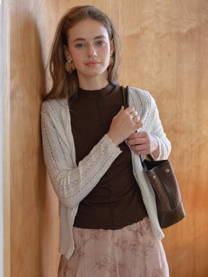Giunone Mohair-Merino Revival Cardigan