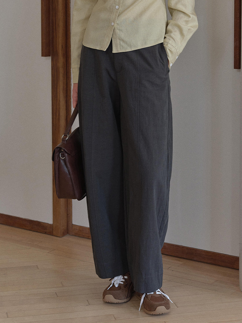 Harper Classic Embroidery Loose Pants