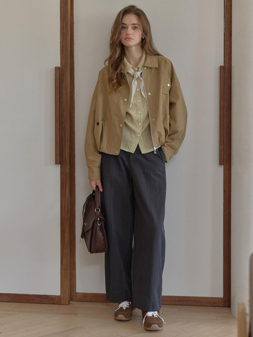 Harper Classic Embroidery Loose Pants