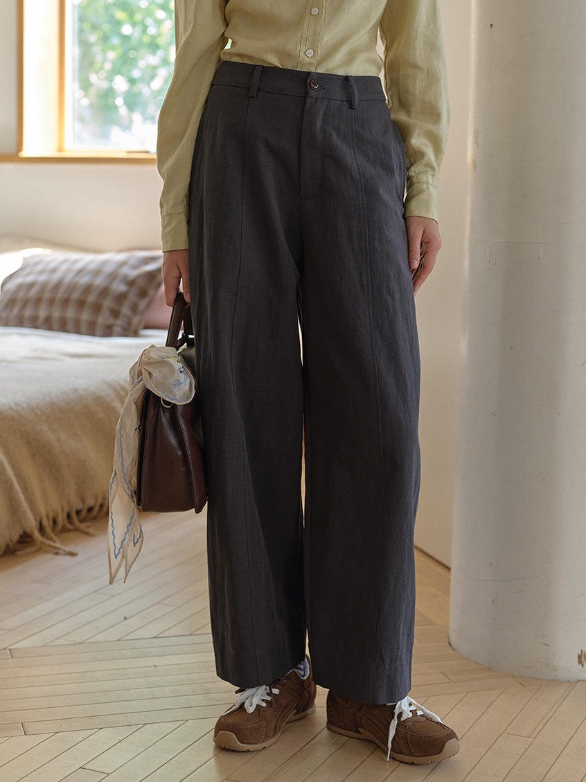 Harper Classic Embroidery Loose Pants